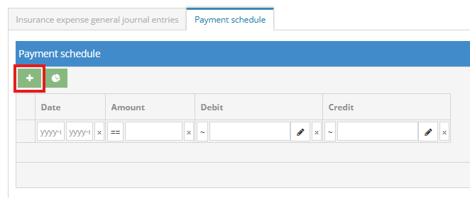 payment schedule creation